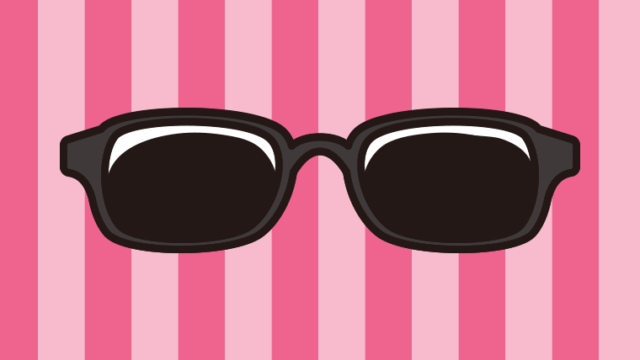 サングラスのイラスト【色、背景あり】PNG