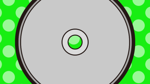 CDのイラスト【色、背景あり】PNG