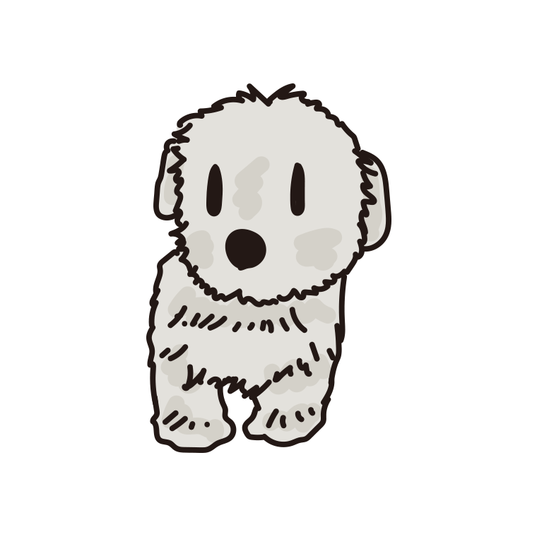 犬（マルックス）のイラスト【色あり、背景なし】透過PNG