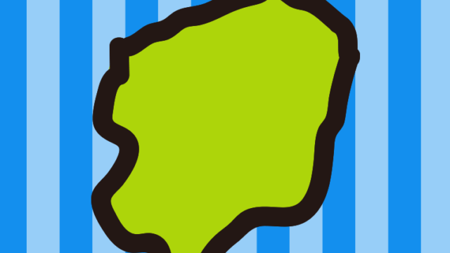 栃木県の地図（簡略版）のイラスト【色、背景あり】PNG