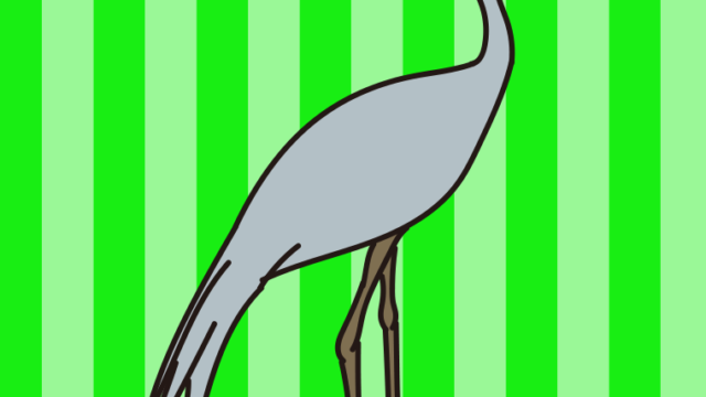 ハゴロモヅルのイラスト【色、背景あり】PNG