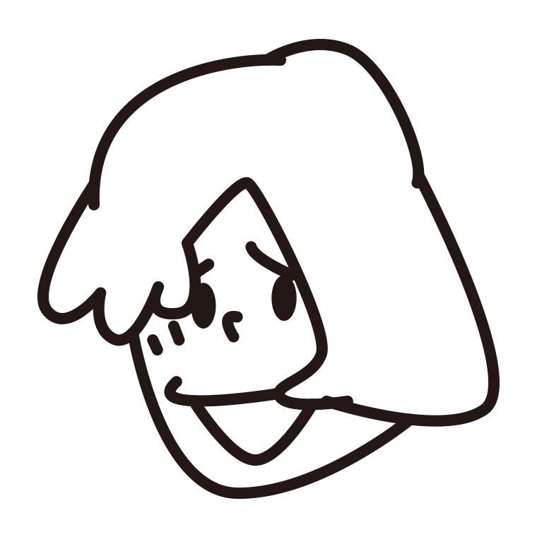 前田さんのイラスト【線のみ】透過PNG