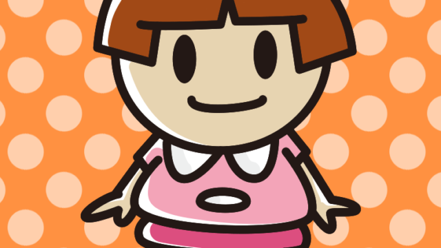 幼稚園児の女の子のイラスト【色、背景あり】PNG