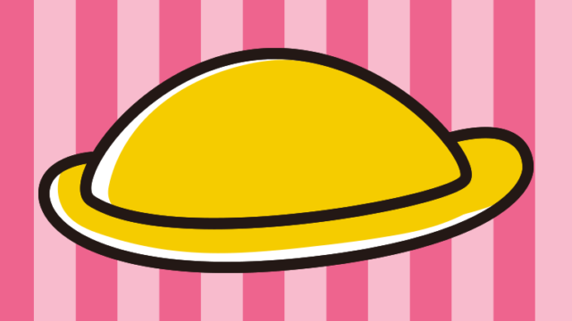 幼稚園児の黄色い帽子のイラスト【色、背景あり】PNG