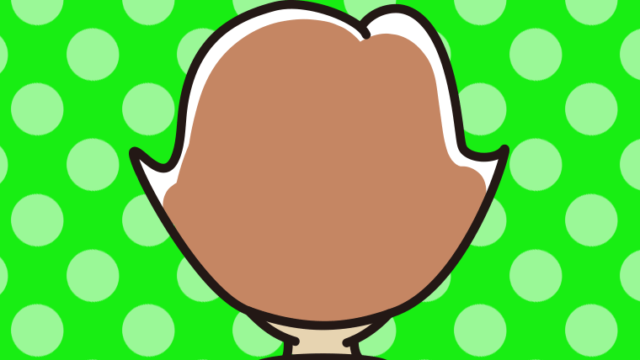 女性の後ろ姿（上半身）のイラスト【色、背景あり】PNG