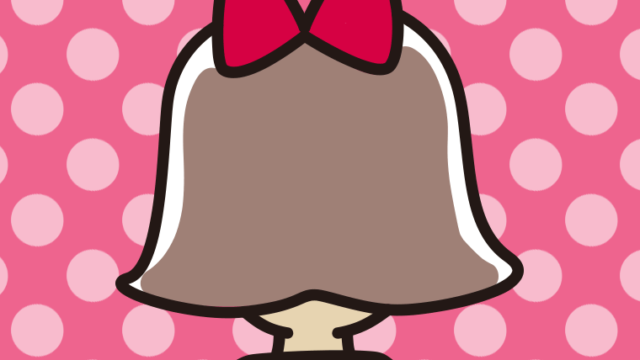 小学生女子の後ろ姿（上半身）のイラスト【色、背景あり】PNG