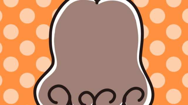 女子大学生の後ろ姿（上半身）のイラスト【色、背景あり】PNG