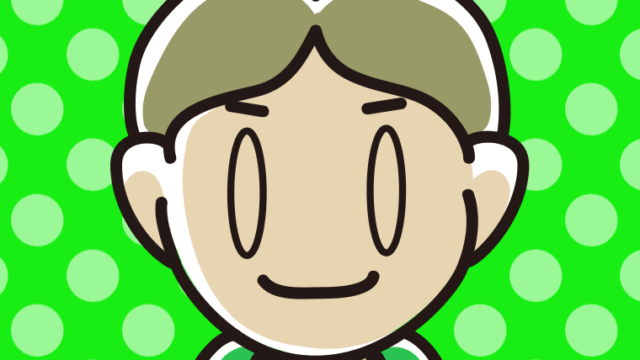 目を閉じている小学生男子のイラスト【色、背景あり】PNG