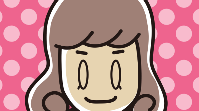 目を閉じている女子大学生のイラスト【色、背景あり】PNG