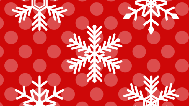 雪の結晶のイラスト【色、背景あり】PNG