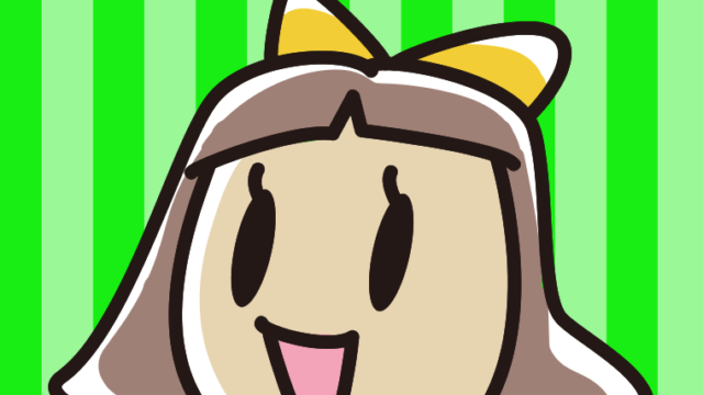 笑っている小学生女子のイラスト【色、背景あり】PNG