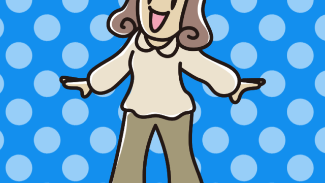 さわやかな女子大学生のイラスト【色、背景あり】PNG