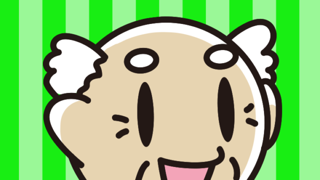 笑っているおじいさんのイラスト【色、背景あり】PNG