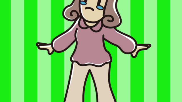 泣いている女子大学生のイラスト【色、背景あり】PNG