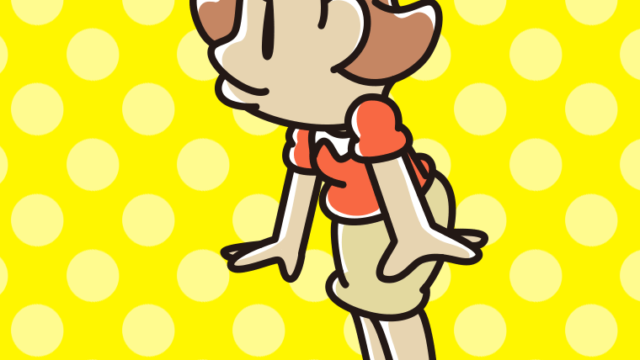 横向きに立っている女性のイラスト【色、背景あり】PNG