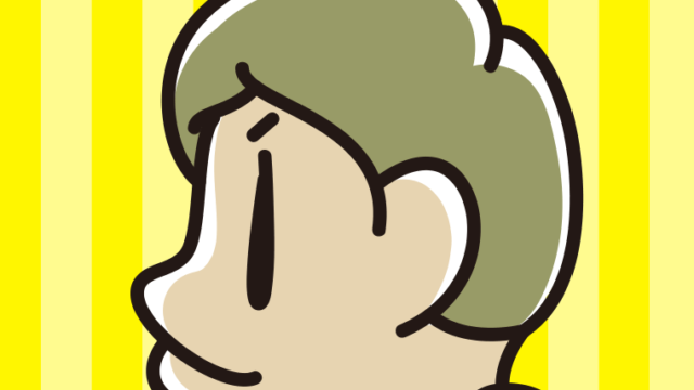 小学生男子の横顔のイラスト【色、背景あり】PNG