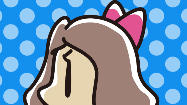 小学生女子の横顔のイラスト【色、背景あり】PNG