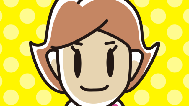 女性の上半身のイラスト【色、背景あり】PNG