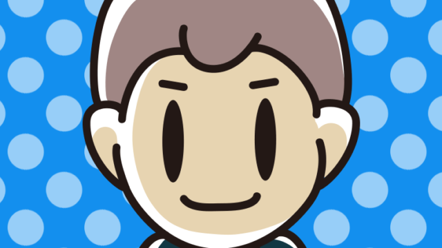 男子中学生の上半身のイラスト【色、背景あり】PNG