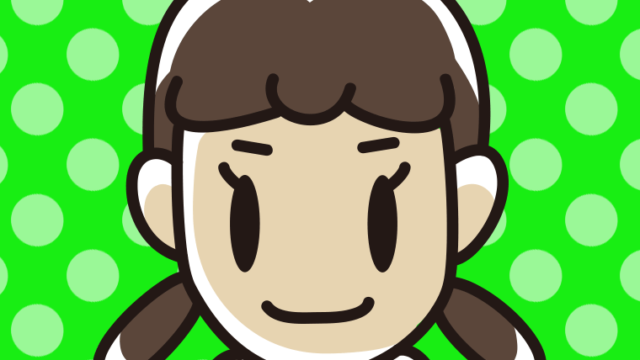 女子中学生の上半身のイラスト【色、背景あり】PNG