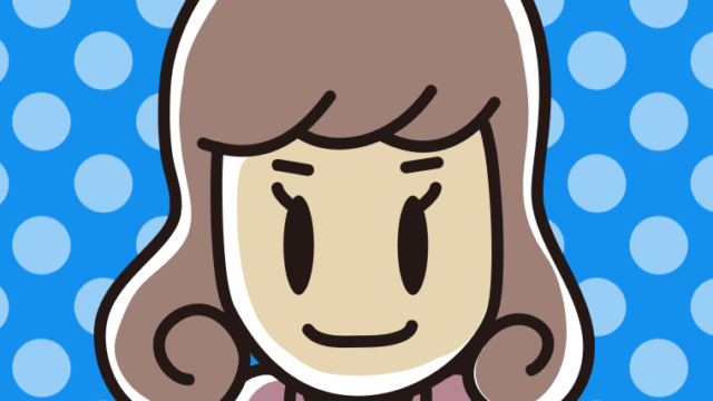 女子大学生の上半身のイラスト【色、背景あり】PNG