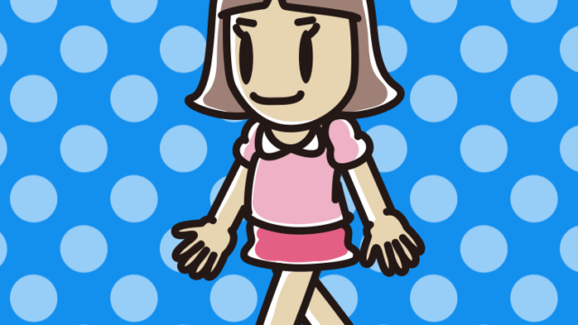 歩く小学生女子のイラスト【色、背景あり】PNG