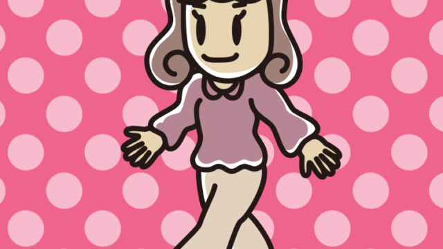 歩く女子大学生のイラスト【色、背景あり】PNG