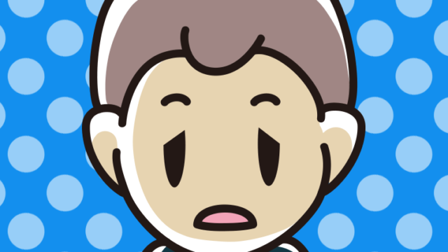 ぼーっとしている男子中学生のイラスト【色、背景あり】PNG