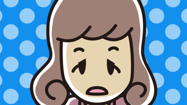 ぼーっとしている女子大学生のイラスト【色、背景あり】PNG