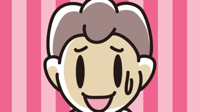 苦笑いする男子中学生のイラスト【色、背景あり】PNG