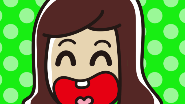 昭和のギャグマンガの笑い方をする女子高校生のイラスト【色、背景あり】PNG