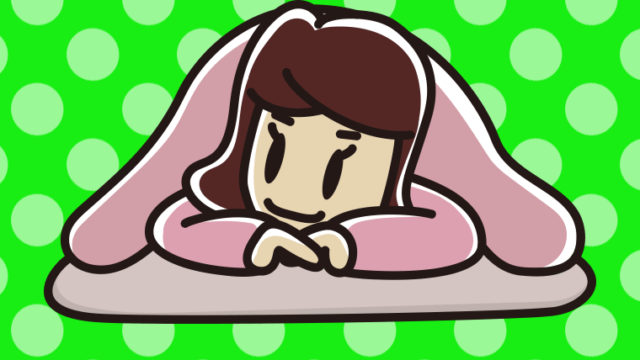 うつ伏せに寝る女子高校生のイラスト【色、背景あり】PNG