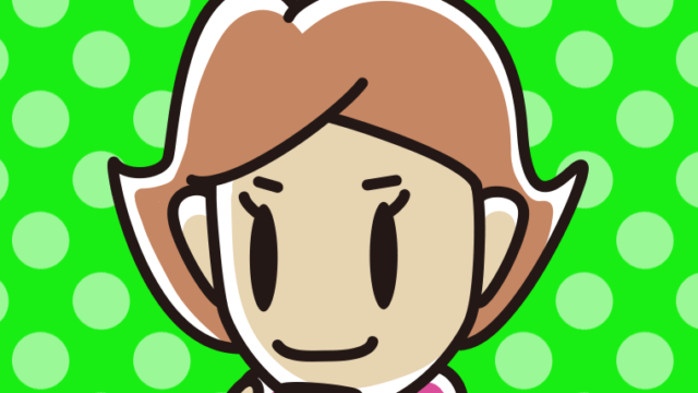 スマホを使う女性のイラスト【色、背景あり】PNG