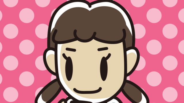 スマホを使う女子中学生のイラスト【色、背景あり】PNG