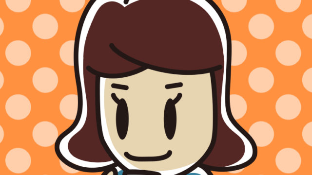 スマホを使う女子高校生のイラスト【色、背景あり】PNG