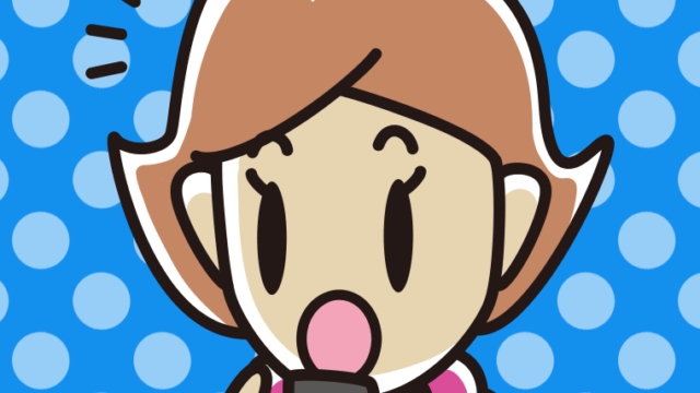 スマホを見て驚く女性のイラスト【色、背景あり】PNG