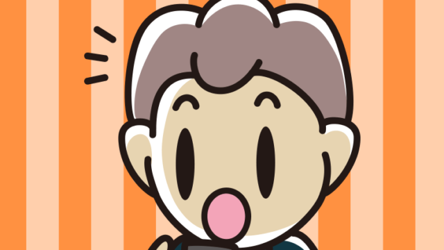 スマホを見て驚く男子中学生のイラスト【色、背景あり】PNG