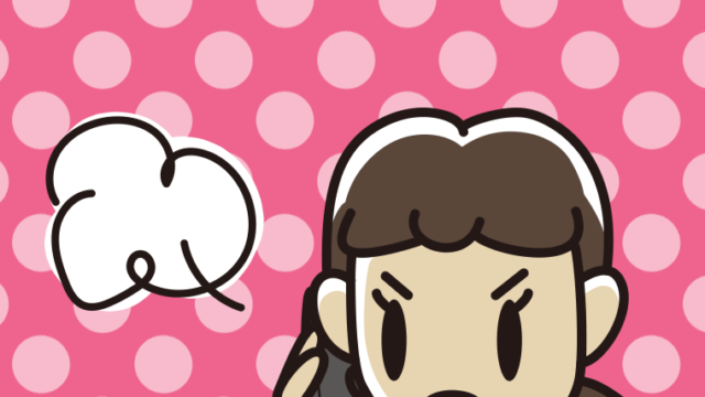 スマホで電話して怒る女子中学生のイラスト【色、背景あり】PNG