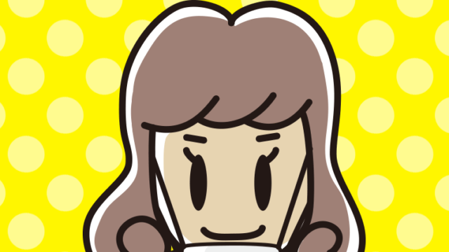 あごにマスクをずらす女子大学生のイラスト【色、背景あり】PNG