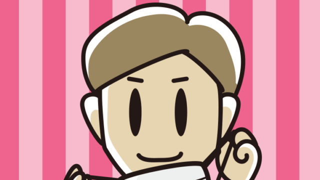 マスクをつける（外す）男性のイラスト【色、背景あり】PNG