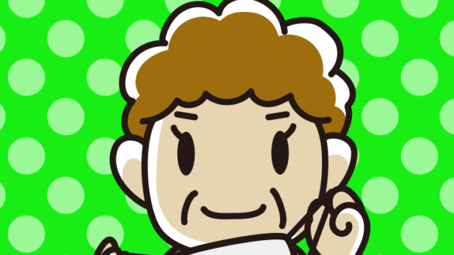 マスクをつける（外す）おばさんのイラスト【色、背景あり】PNG