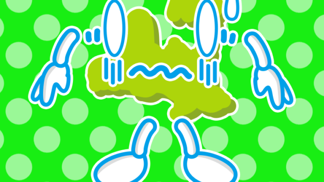 ショックを受ける青森ちゃんのイラスト【色、背景あり】PNG