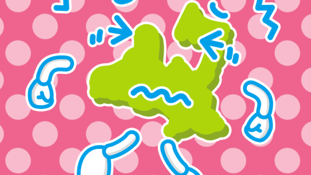 ブルブル震える青森ちゃんのイラスト【色、背景あり】PNG