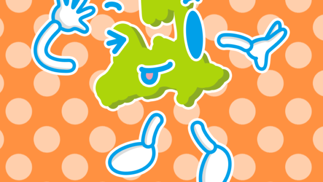 テヘヘな青森ちゃんのイラスト【色、背景あり】PNG