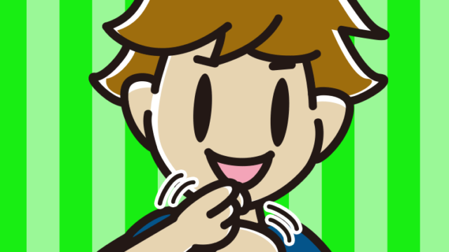 ペッパーミルパフォーマンスで侍ジャパンを応援する男子高校生のイラスト【色、背景あり】PNG