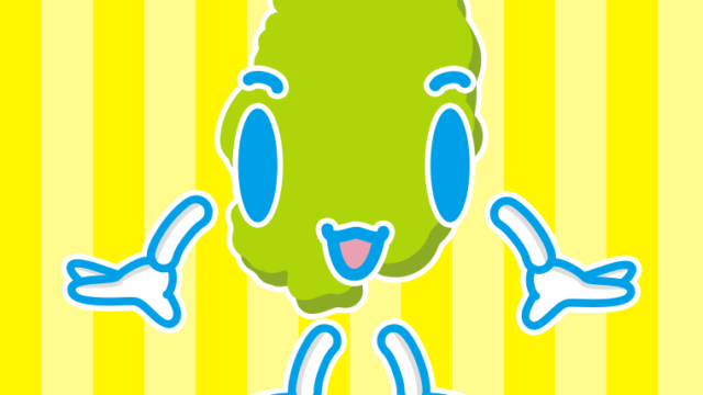 かわいい岩手ちゃんのイラスト【色、背景あり】PNG