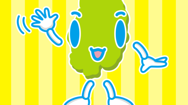 手を振る岩手ちゃんのイラスト【色、背景あり】PNG