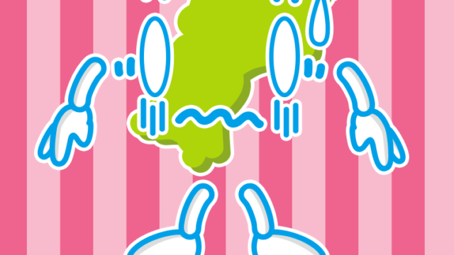 ショックを受ける宮城ちゃんのイラスト【色、背景あり】PNG