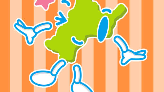 ウインクする宮城ちゃんのイラスト【色、背景あり】PNG