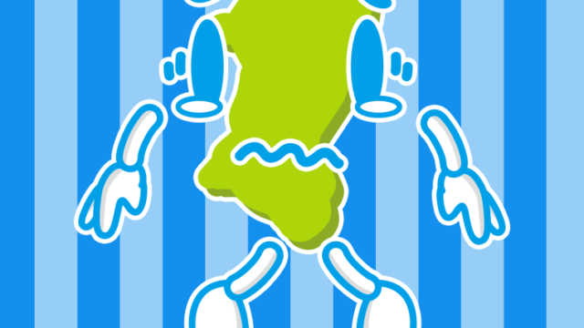 泣く秋田ちゃんのイラスト【色、背景あり】PNG